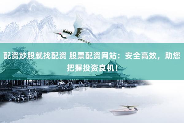配资炒股就找配资 股票配资网站：安全高效，助您把握投资良机！