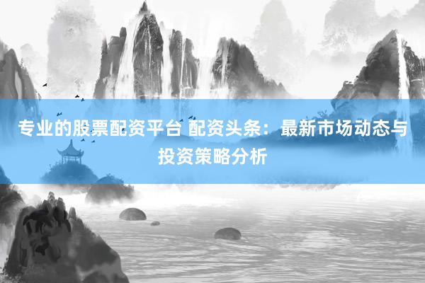 专业的股票配资平台 配资头条:最新市场动态与投资策略分析